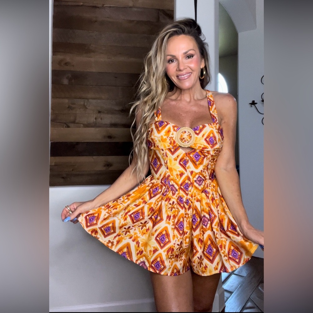 Lulus / Boho Print Romper - Worn 1X - Like New - See all pics ❤️